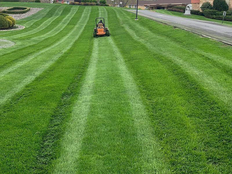 Commercial mowing service