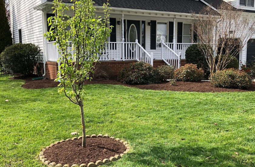 Residential mulching service